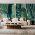 Hidden Foliage Mural Wallpaper - room preview 03