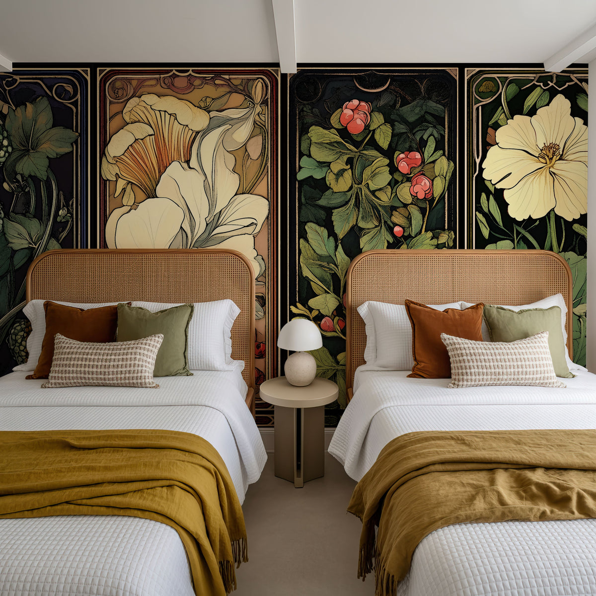 Forest Panels Mural Wallpaper - room preview 03
