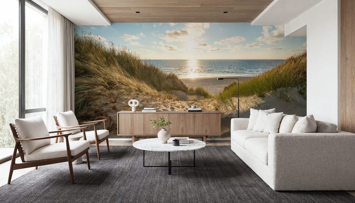 Coastal Escape Mural Wallpaper - room preview 03