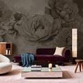 Transcendent Peony, Sage Mural Wallpaper - room preview 03