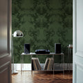 Flower Bridges Green Mural Wallpaper - room preview 03