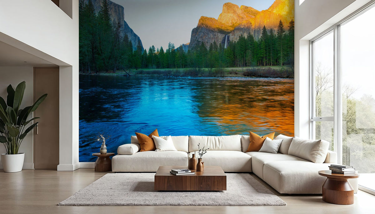 Merced River Clear Mural Wallpaper - room preview 03
