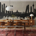 Colombo Sri Lanka Skyline Concrete Mural Wallpaper - room preview 03