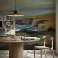 Golden Cliff Mural Wallpaper - room preview 03