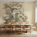 Tree Study II Dark Mural Wallpaper - room preview 03