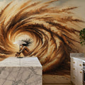Desert Tempest's Embrace Mural Wallpaper - room preview 03