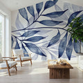 Soft Leaves I Mural Wallpaper - room preview 03