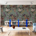 Floral Gaze, Laurel Mural Wallpaper - room preview 03