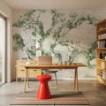 World Map Cities - Shawna Mural Wallpaper - room preview 03