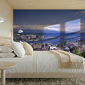 Lakeside Skyline Mural Wallpaper - room preview 03