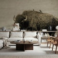 Tall Grass Bird Perch Mural Wallpaper - room preview 03