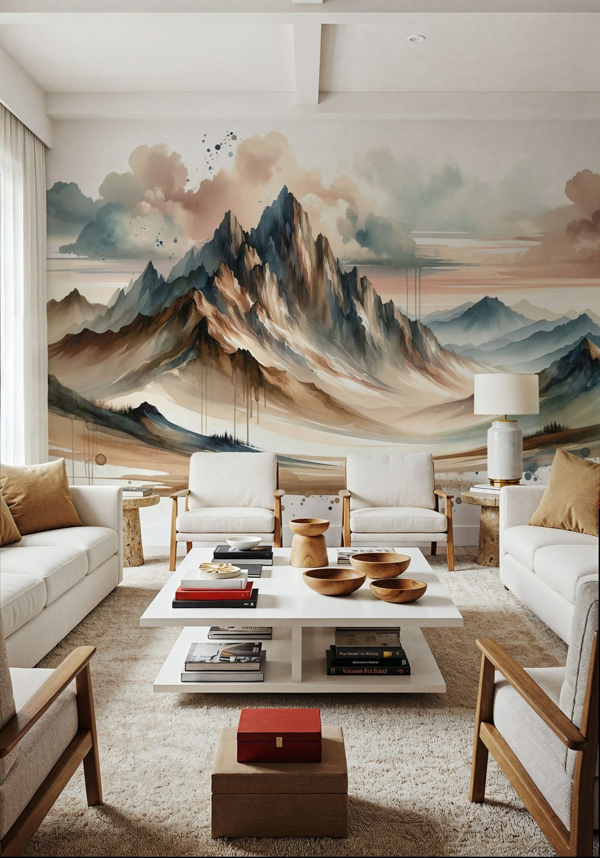 Mountain Majesty Mural Wallpaper - room preview 03