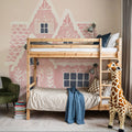 Gingerbread Dream House II Pink Mural Wallpaper - room preview 03