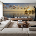 Lagoon Sunrise Mural Wallpaper - room preview 03
