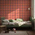 Kaleidoscope Coral Mural Wallpaper - room preview 03
