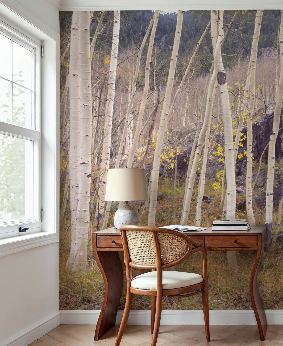 Aspen Grove Serenity Mural Wallpaper - room preview 03
