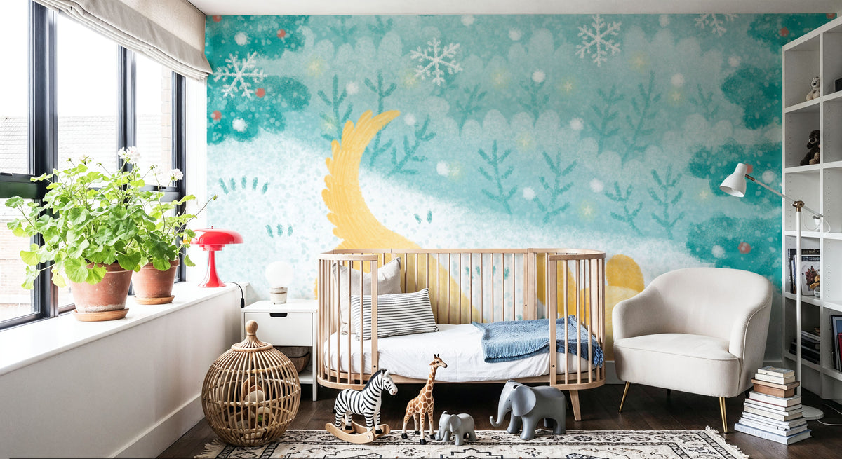 Festive Paws III Mural Wallpaper - room preview 03