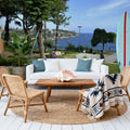 Mediterranean Coastal Viewpoint Mural Wallpaper - room preview 03