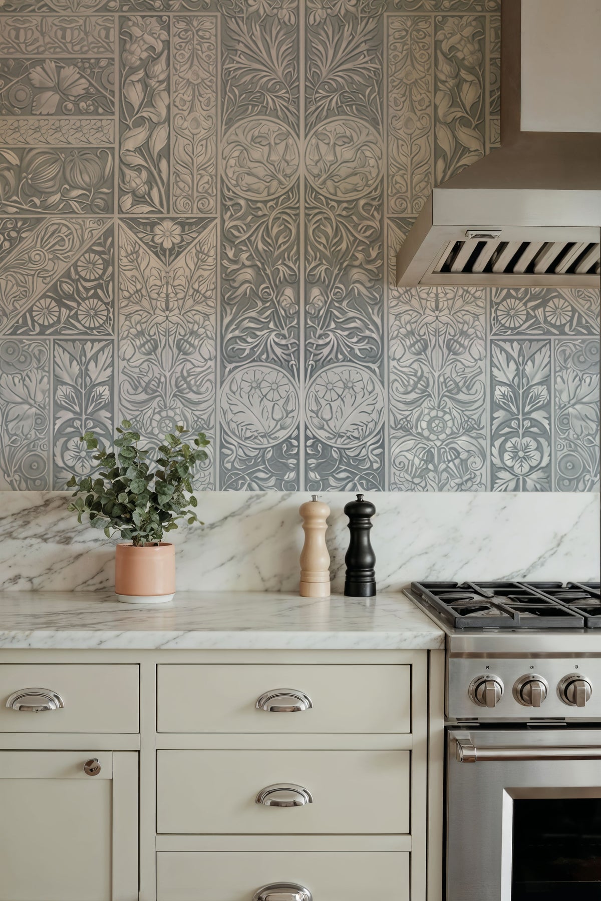 Flower Collection, Stone Mural Wallpaper - room preview 03