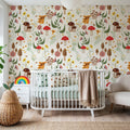 Mushroom Magic, Pearl Mural Wallpaper - room preview 03