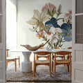 Pansy Party II Honeybloom Mural Wallpaper - room preview 03