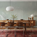 Solid Feather Geometry Green Mural Wallpaper - room preview 03
