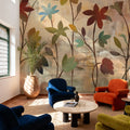 Rainbow Garden Mural Wallpaper - room preview 03