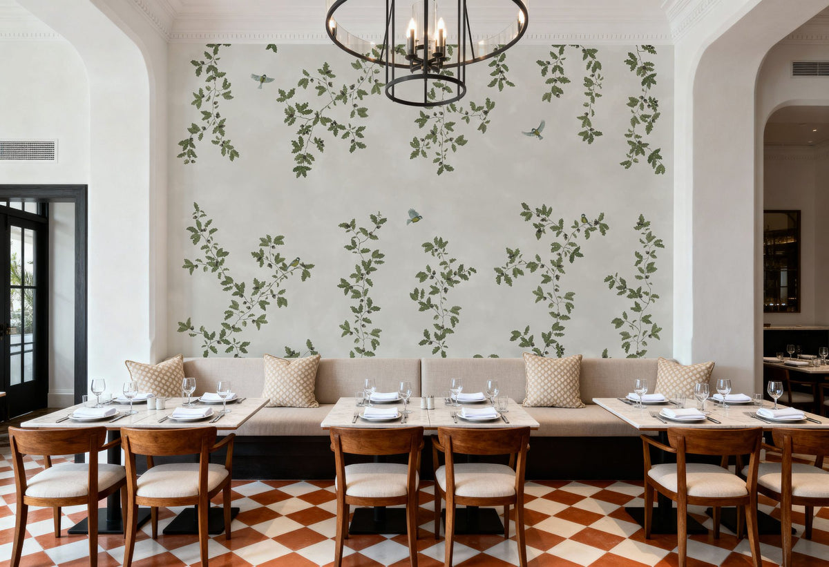 Oak Hollow, Cloud Mural Wallpaper - room preview 03
