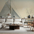 Sailing Silence Mural Wallpaper - room preview 03