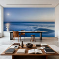 Full Moon Sea Mural Wallpaper - room preview 03