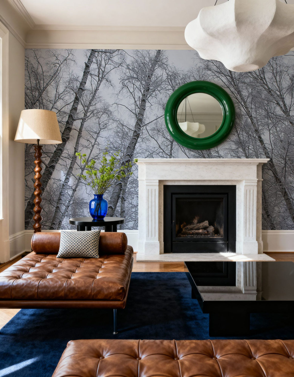 Frosty Trees Mural Wallpaper - room preview 03