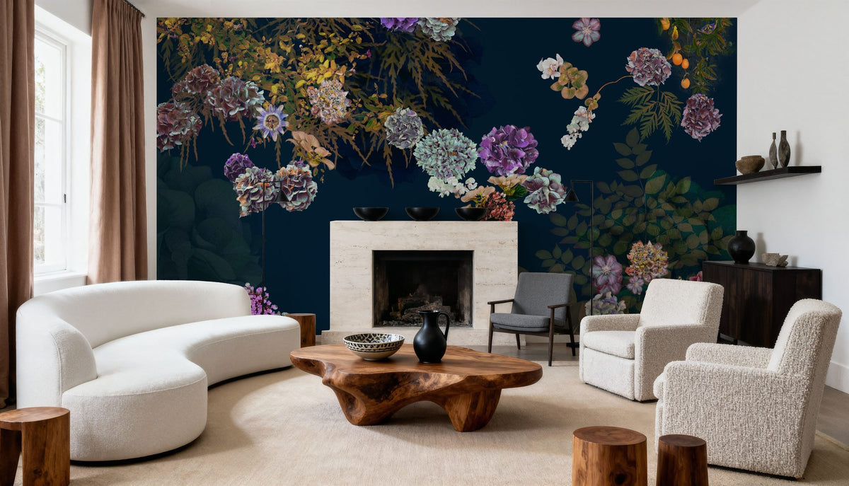 Graceful Autumn Mural Wallpaper - room preview 03