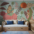Floralscape Fairies I Mural Wallpaper - room preview 03