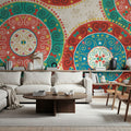 Otomi Dogs VI Mural Wallpaper - room preview 03