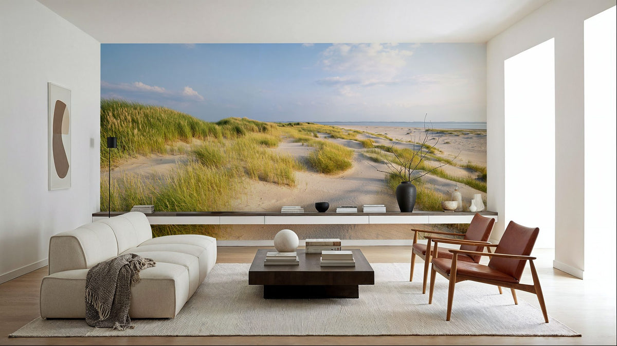 Beach Grass Dunes Mural Wallpaper - room preview 03