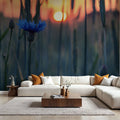 Cornflower Sunset Mural Wallpaper - room preview 03