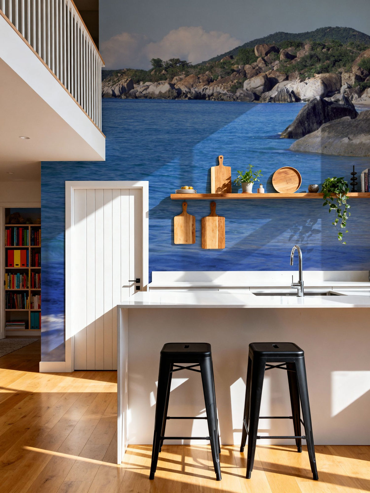 Tropical Boulder Cove Mural Wallpaper - room preview 03