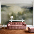 Neutral Valley Clouds Mural Wallpaper - room preview 03