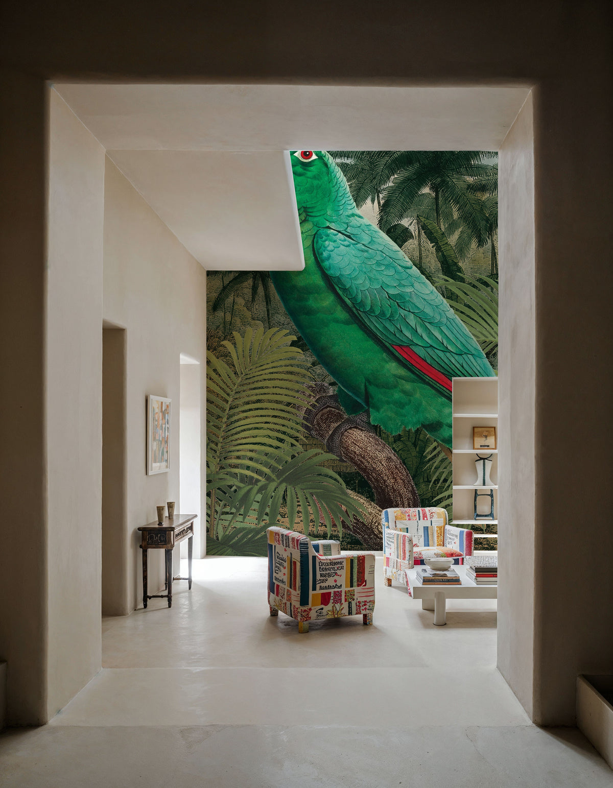 Jungle Parrot II Mural Wallpaper - room preview 03