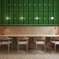 Gridiron Mural Wallpaper - room preview 03
