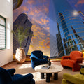 Texan Skyscrapers Mural Wallpaper - room preview 03
