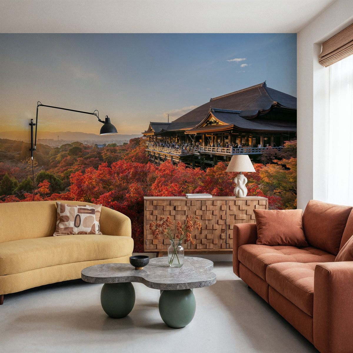 Kiyomizu-dera Temple Mural Wallpaper - room preview 03