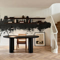 Quebec Canada Skyline Black & White Mural Wallpaper - room preview 03