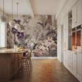 The Tenderness of Orchids, Peach Mural Wallpaper - room preview 03