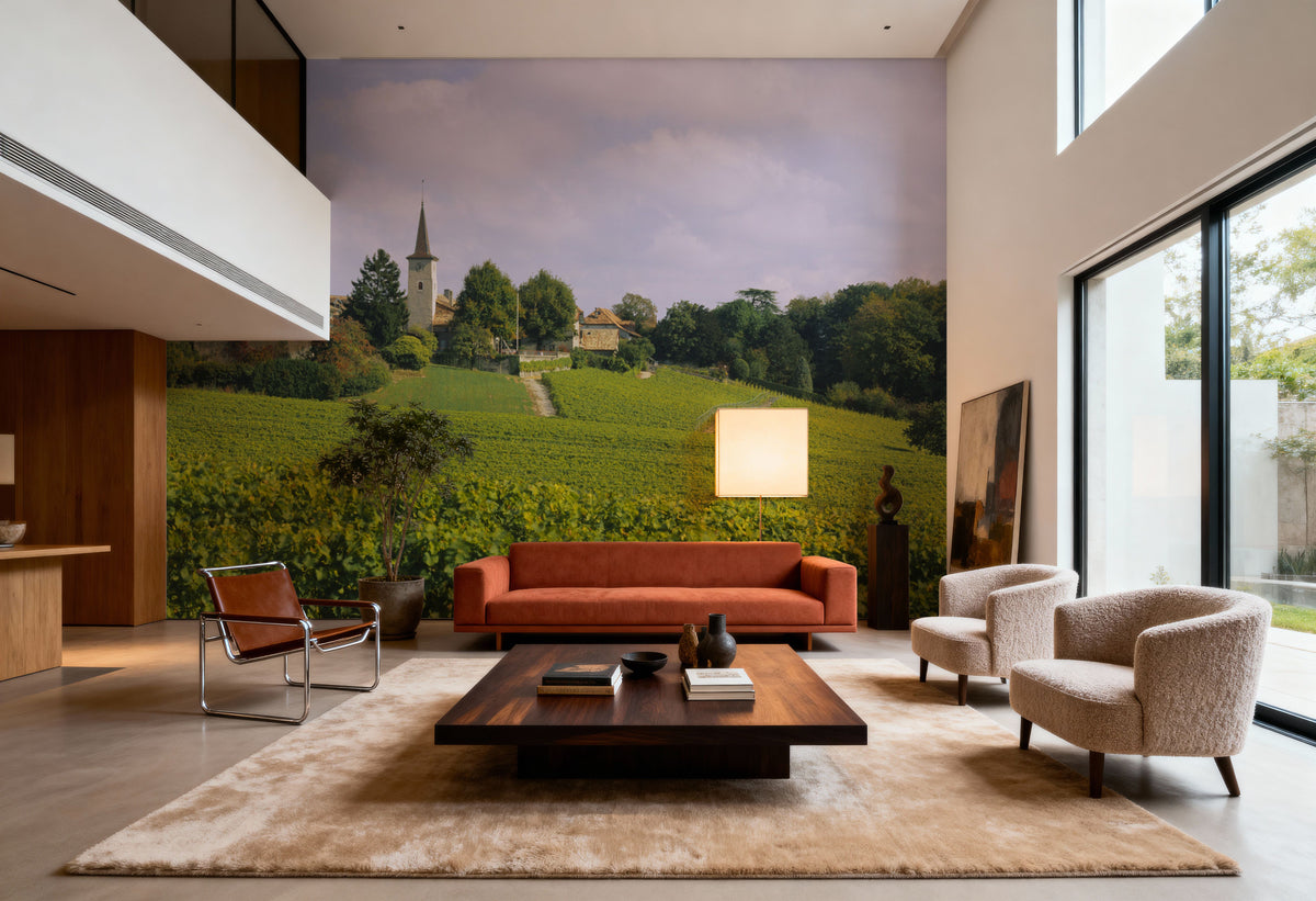 Vineyard Haven Mural Wallpaper - room preview 03