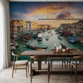 Grand Canal Sunset Mural Wallpaper - room preview 03