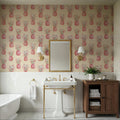 Pineapple Goals Yellow Mural Wallpaper - room preview 03