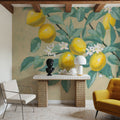 Lemon Branch Mural Wallpaper - room preview 03