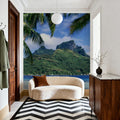 Island Paradise Palms Mural Wallpaper - room preview 03