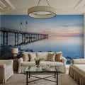 Wooden Pier Mural Wallpaper - room preview 03